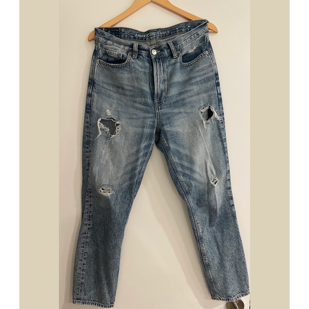 American Eagle ripped jeans